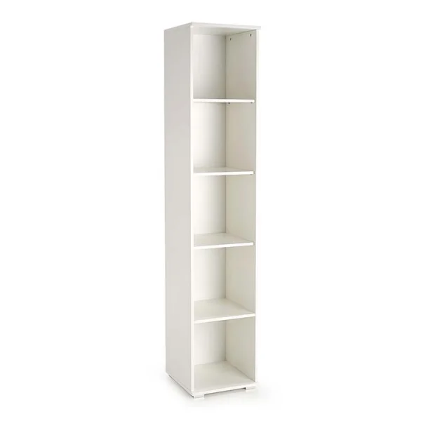 Libreria moderna con ripiani 40x200cm bianco opaco Viki