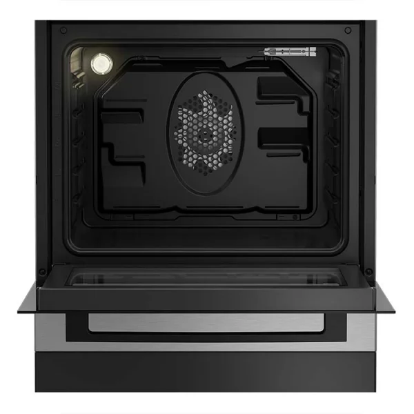 Cucina combinata 4 fuochi con forno elettrico 60x85cm inox Beko