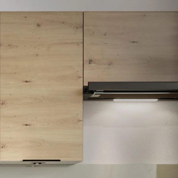 Cucina moderna componibile 240cm quercia nero Terry