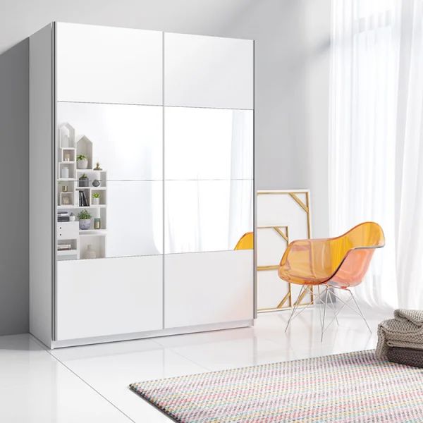 Armadio A Specchio Da Bagno Fundin 36x61 Cm, Alluminio Nero, 2 Ripiani In Vetro Regolabili
