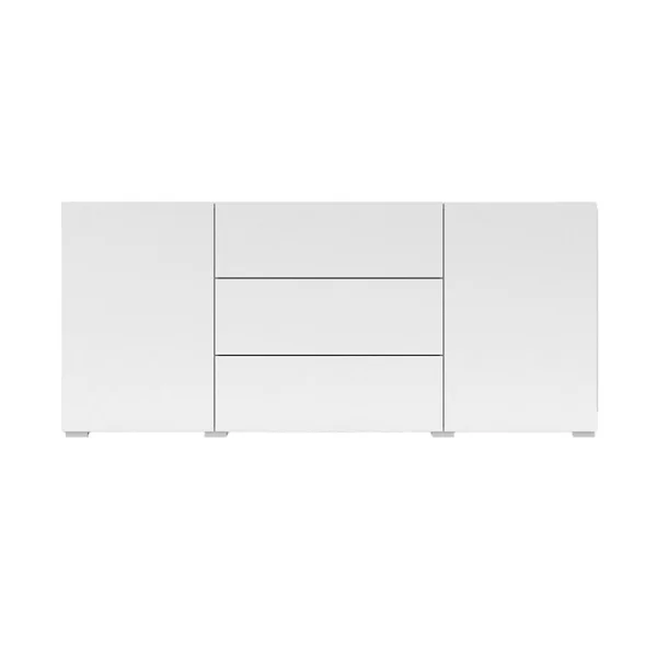 Credenza 140x63cm moderna soggiorno bianca Fusion