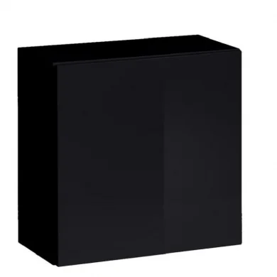 Cubotto sospeso 1 anta 60x60cm nero opaco lucido Geo