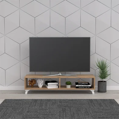 Mobile porta tv design 90x26cm rovere Tobin