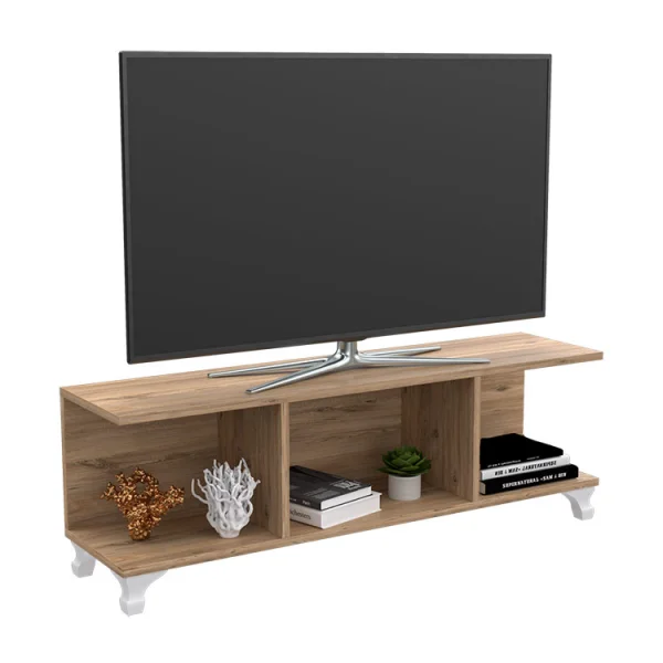 Mobile porta tv moderno 120x34cm rovere Nevil