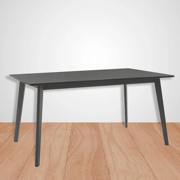 Tavolo rettangolare da pranzo 150x90cm grigio rustico Imola