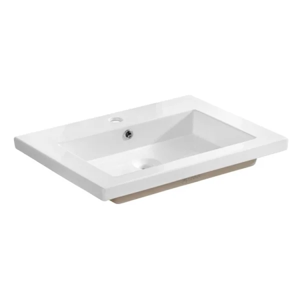 Lavabo bagno da incasso 46x61cm rettangolare bianco Ceci