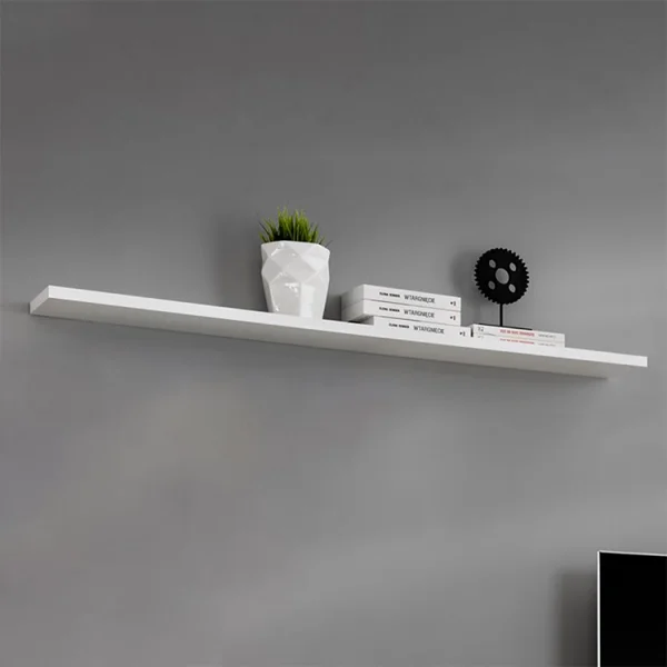 Mensola 120x2h cm soggiorno bianca Geo