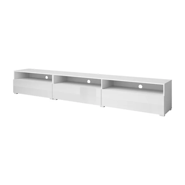 Mobile porta TV 270x42h cm moderno bianco Emotion Gihome®