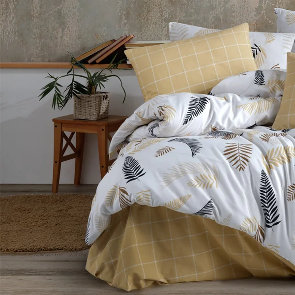 Set copripiumino singolo e federa 140x200cm beige Ingrid