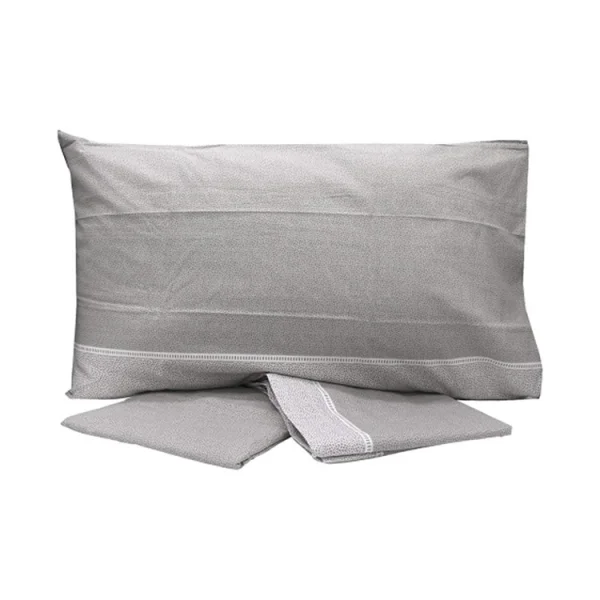 Gonna Per Letto Matrimoniale Ashmont In Cotone Grigio Antracite – Gonna Rigata Con Volant