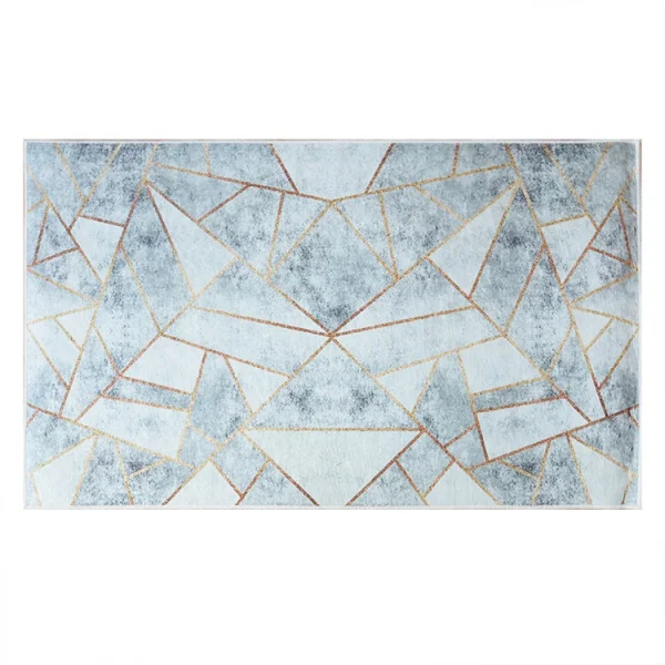 Tappeto salotto rettangolare 120x180cm bianco grigio Triangolo