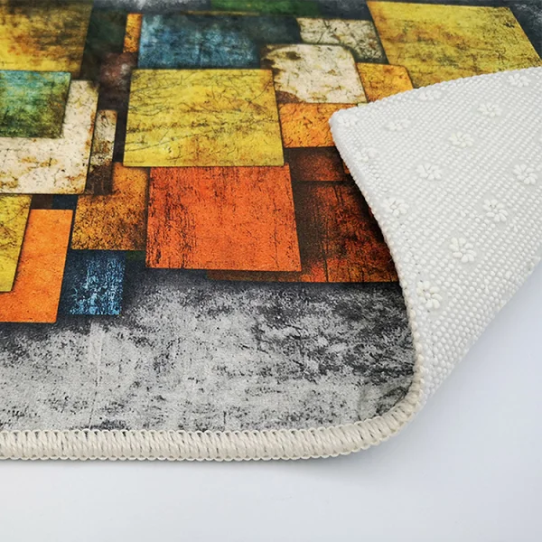 Tappeto salotto rettangolare 200x290cm colorato Cubico