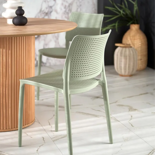 Tavolo rotondo moderno 120x78cm rovere naturale Italo