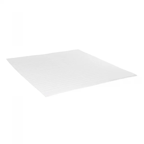 Topper matrimoniale 160x200cm trapuntato imbottito con elastici bianco Corsica