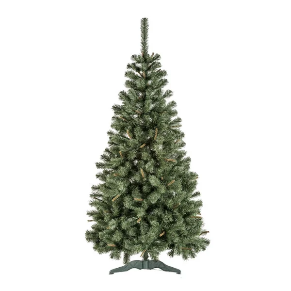 Albero di Natale 220cm design moderno verde con pigne Artesian