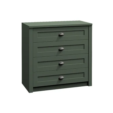 Cassettiera 88x88cm 4 cassetti verde Provenza