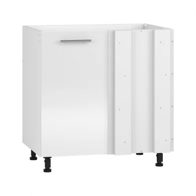 Mobile per lavello da cucina 1 anta 100x82cm bianco lucido Giuba