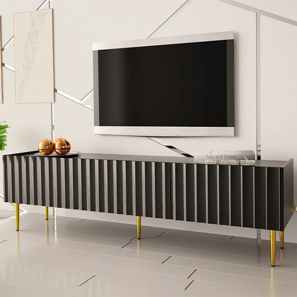 Mobile porta tv 180x51cm 3 ante nero Colombes