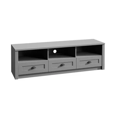 Mobile porta Tv 158x49cm 3 cassetti grigio Provenza