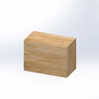 Cubo da terra 1 anta 55x40cm rovere chiaro Sunset