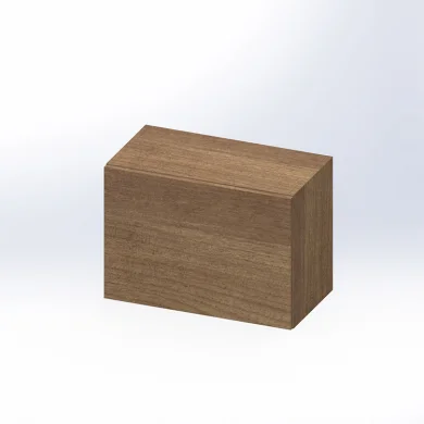 Cubo da terra 1 anta 55x40cm rovere scuro Sunset