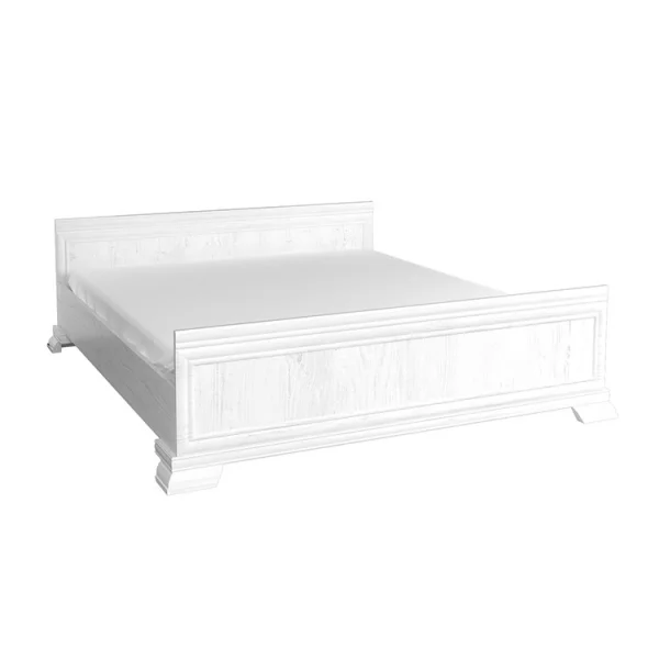 Letto matrimoniale 160x200cm shabby bianco frassinato Kelly