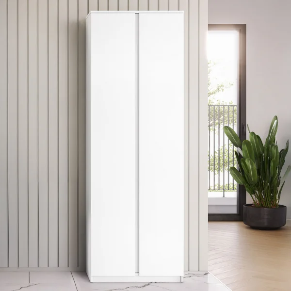 Mobile ingresso appendiabiti 200x69cm bianco Accent