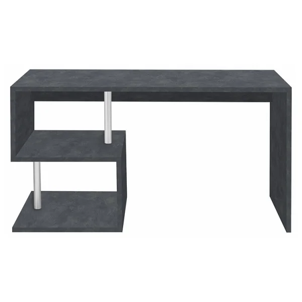 Scrivania ufficio 140x75cm nero opaco ErgoDesk