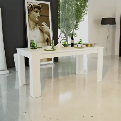 Tavolo allungabile 160-210cm bianco opaco Zenzero