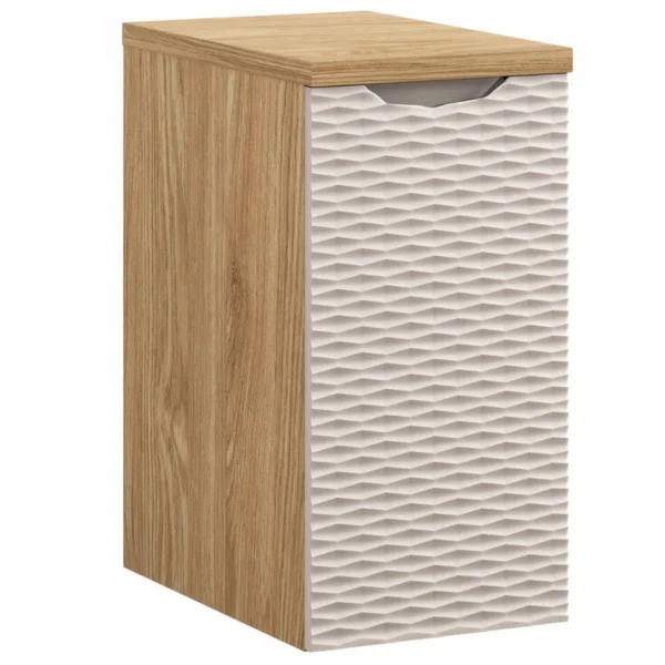 Base bagno sospesa 30x60h cm 1 anta beige rovere Swim