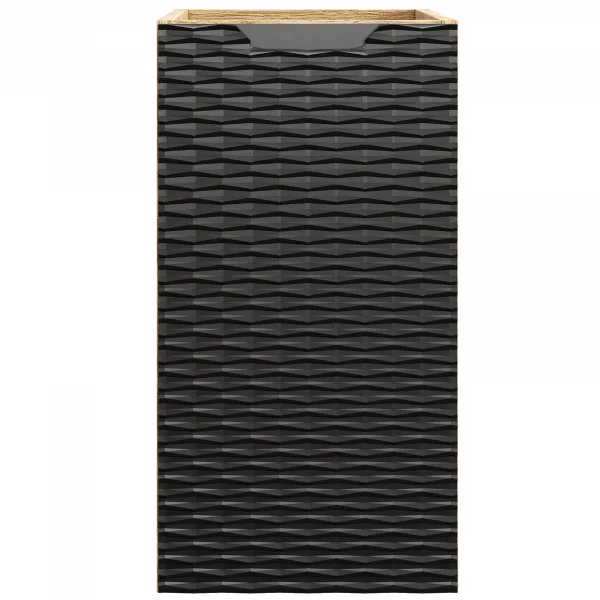 Base bagno sospesa 30x60h cm 1 anta nero rovere Swim
