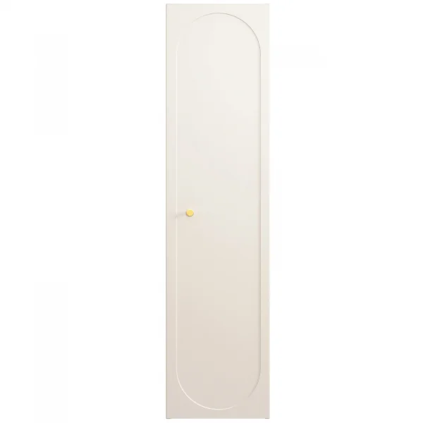 Colonna bagno sospesa 35x140h cm fresato 1 anta beige Sand