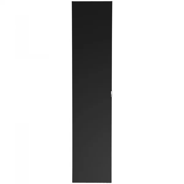 Colonna bagno sospesa 35x160h cm 1 anta 2 cassetti nero Serif