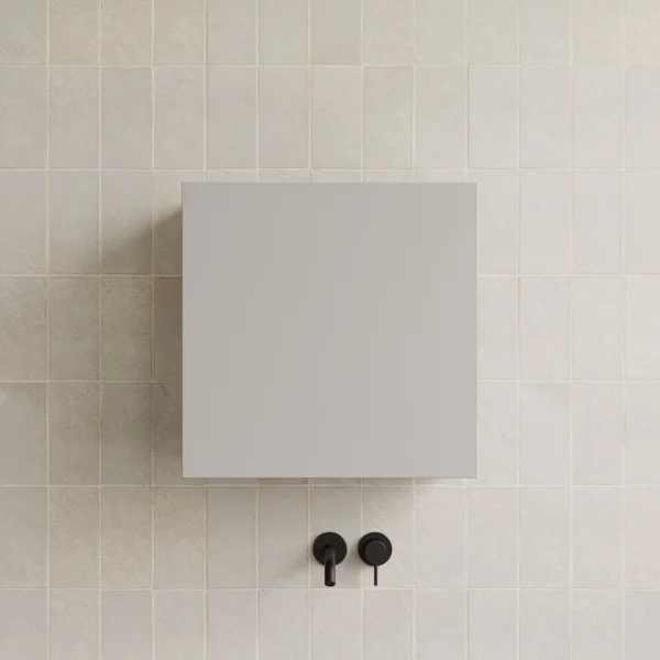 Cubo sospeso bagno 1 anta 55x50cm grigio chiaro Sunset