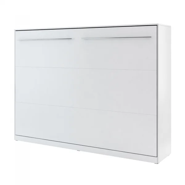 Letto a scomparsa orizzontale 140x200 cm alla francese bianco Chimera