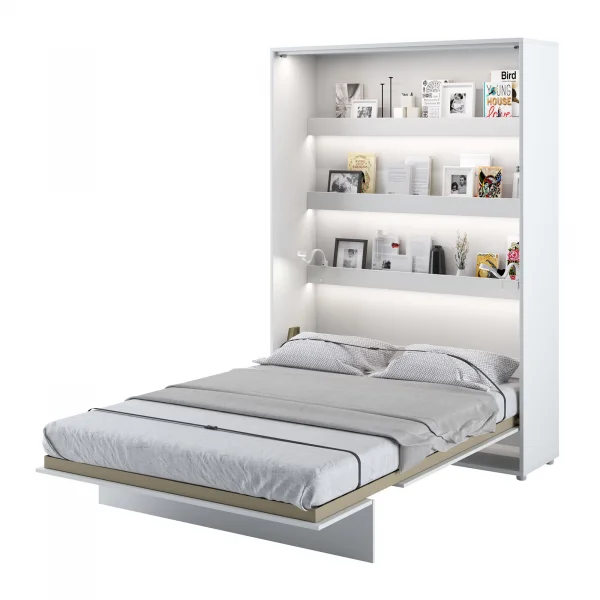 Letto a scomparsa veriticale 180x200 cm matrimoniale oversize bianco Camelio