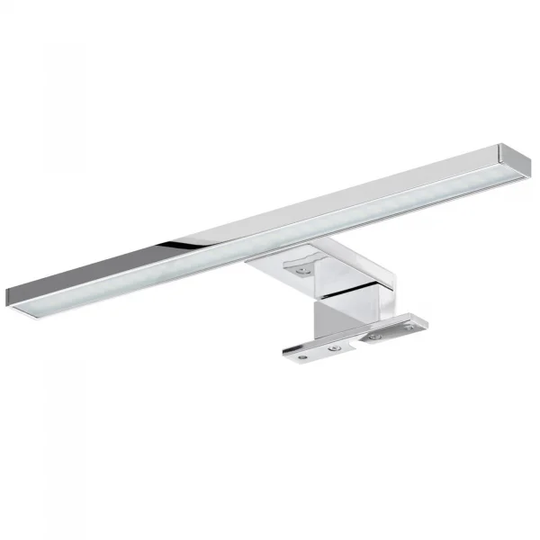 Luce led per specchio bagno 30 cm grigia Shiny