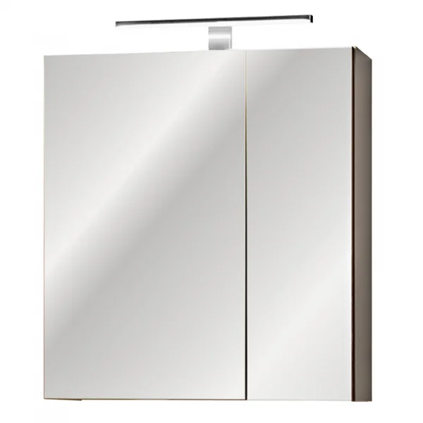 Luce led per specchio bagno 30 cm grigia Shiny