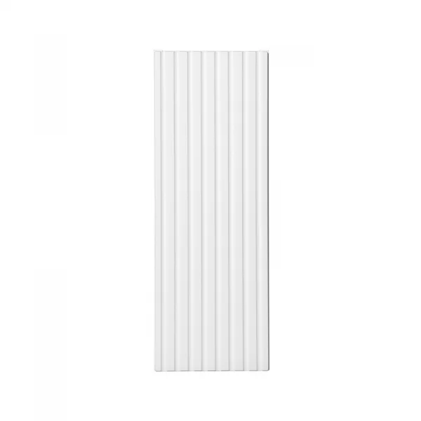 Pensile bagno sospeso 20x57h cm cannettato 1 anta bianco Cleany