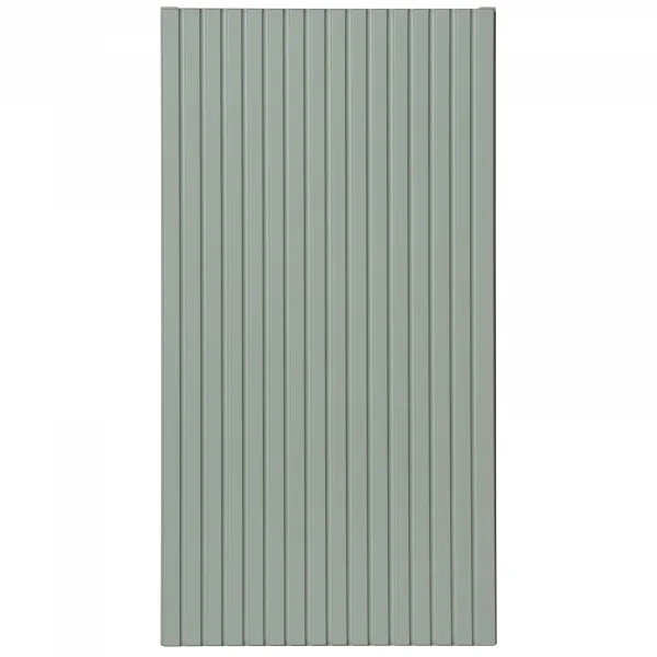 Pensile bagno sospeso 30x57h cm cannettato 1 anta verde salvia Greeny