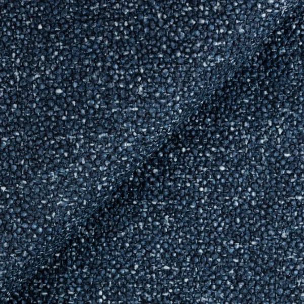 Poggiatesta tessuto bouclè blu per divano Repose