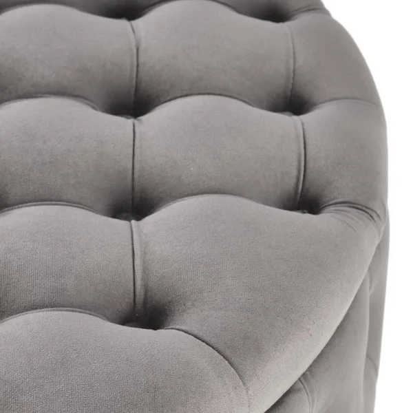 Pouf contenitore moderno grigio Maximilien