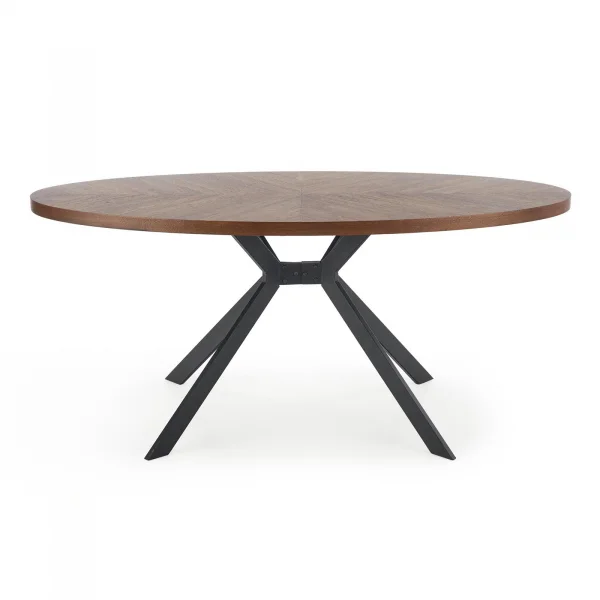 Tavolo 170x90cm design moderno noce nero Emilio