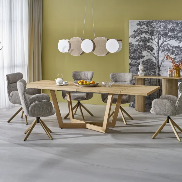 Tavolo allungabile 160/250cm industrial rovere Ridge