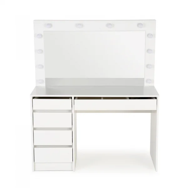 Toeletta da trucco con specchio 120x140cm con LED bianco Cherie