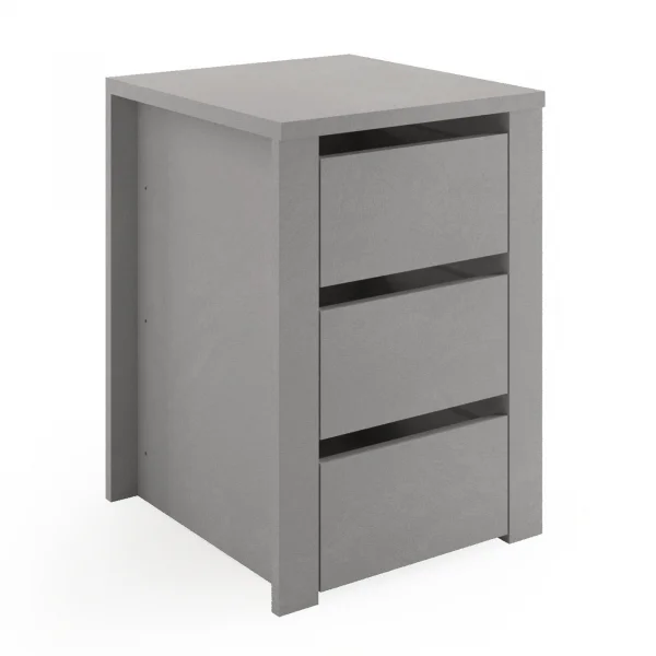 Cassettiera interna 3 cassetti per armadio modulo 45cm grigio scuro Batty