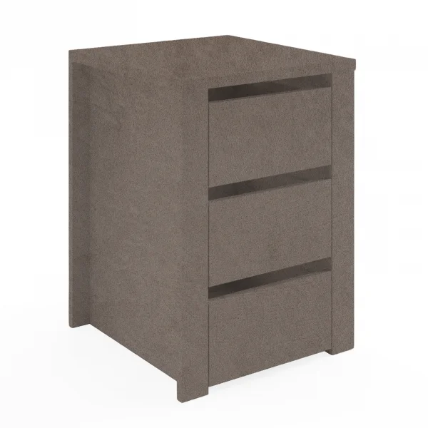 Cassettiera interna 3 cassetti per armadio modulo 45cm marrone bronzo Batty