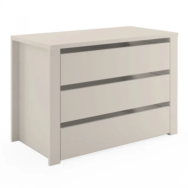 Cassettiera interna 3 cassetti per armadio modulo 90cm beige cashmere Batty