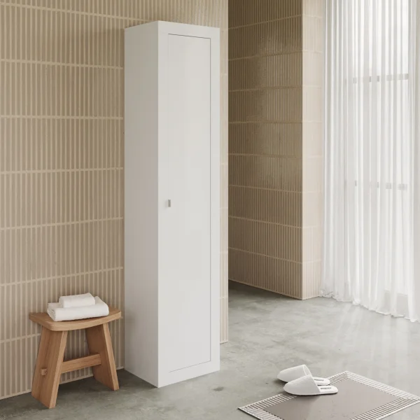 Colonna bagno 42x195h cm 1 anta bianco lucido Turny