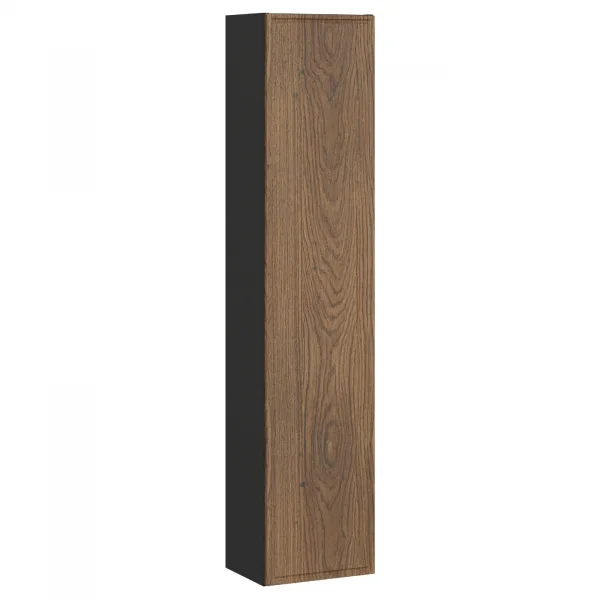 Colonna bagno sospesa 30x140h cm 1 anta noce Walnuts